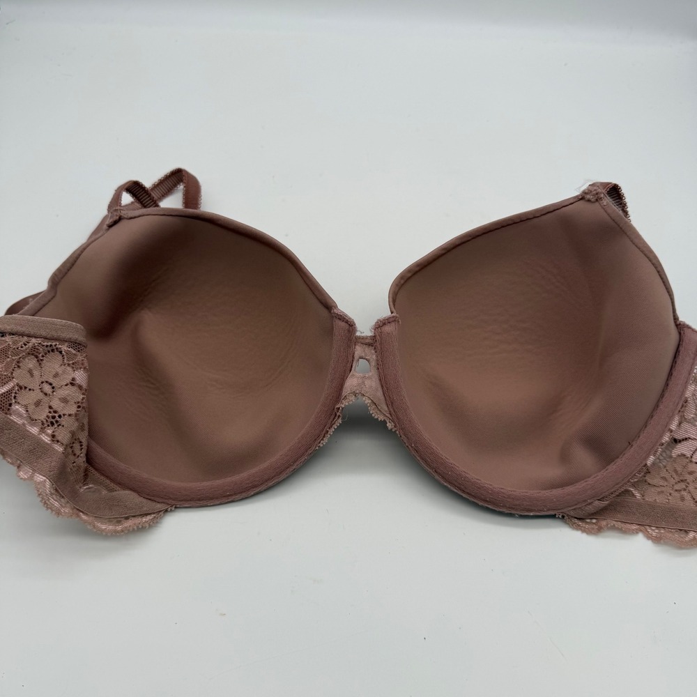 Victoria's Secret Ipex Full Coverage Lace Bra Brown Neutral 36d View 6